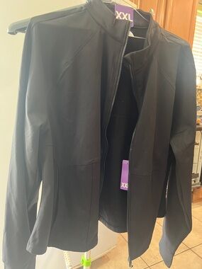 Women’s Black Zip-Front Jacket - Classic Lightweight Layer